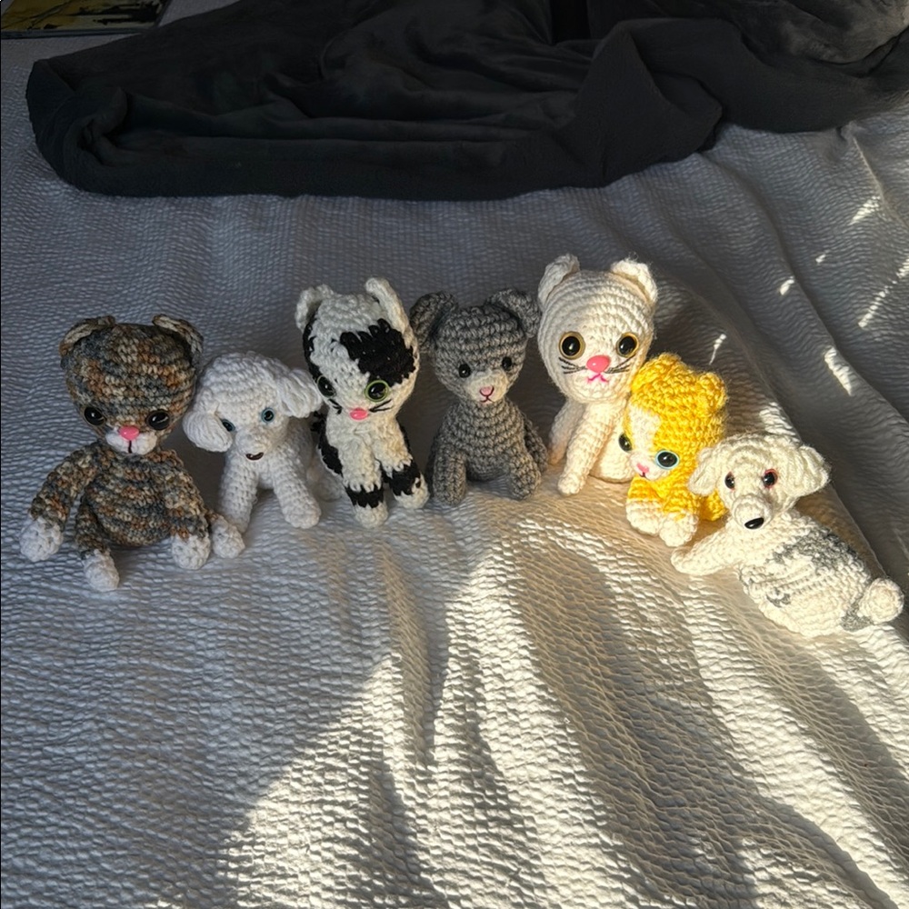 Handmade Crochet Animal Set